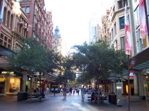 Pitt Street Mall is located near our Sydney dentistry.