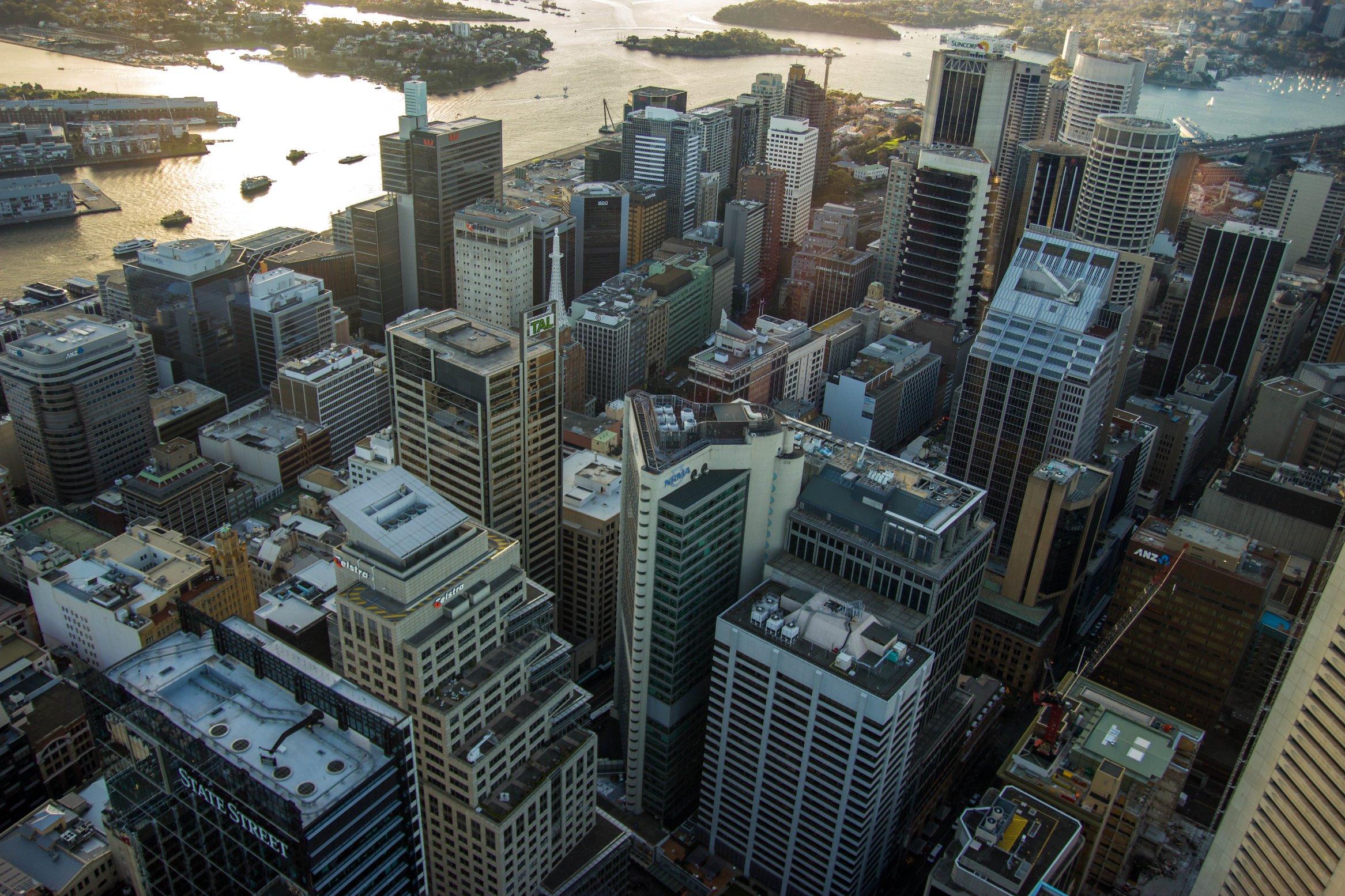 Top view of Wynyard Sydney