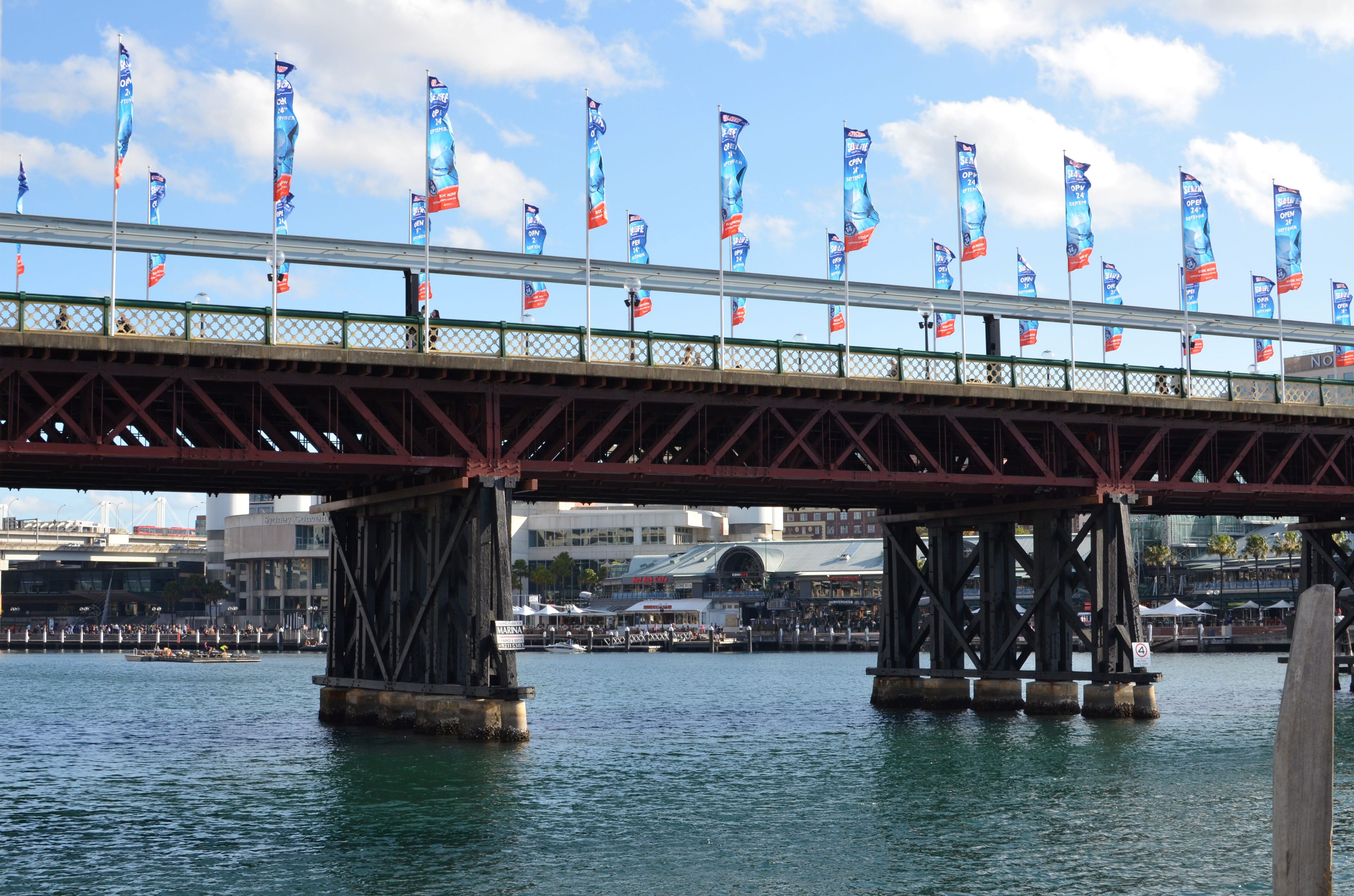 Don’t miss the chance to visit the Pyrmont Bridge.