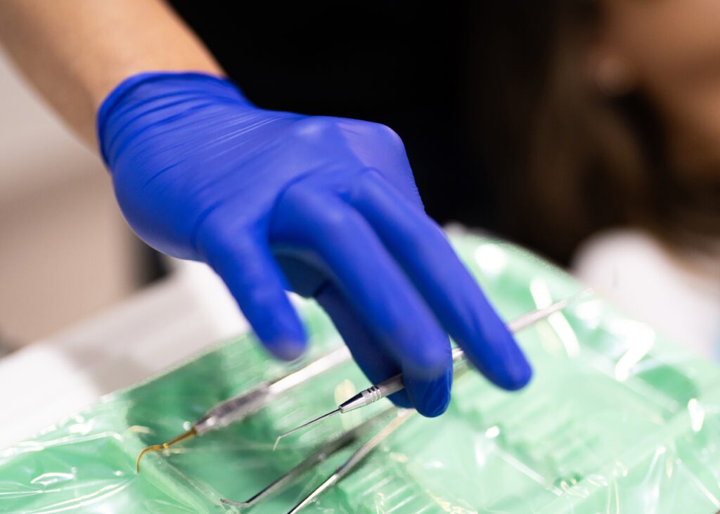 Professional teeth cleaning